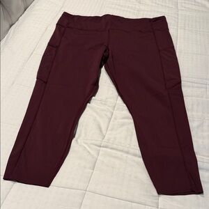 lululemon athletica Deep Maroon Leggings